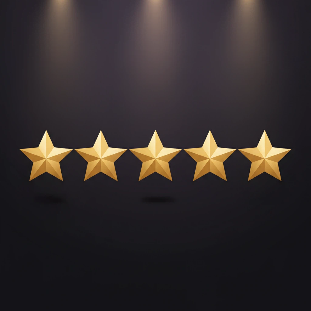 Five gold stars